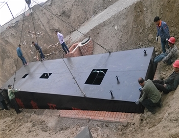 山東某景區(qū)污水處理設備