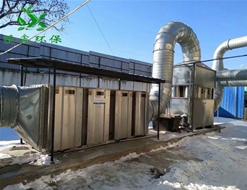 內(nèi)蒙塑料顆粒廢處理設備制作完成試機進行中...